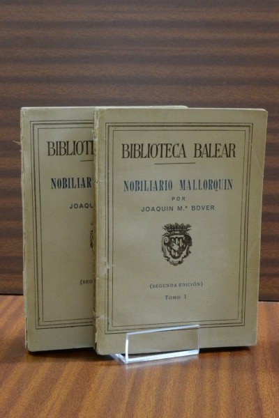 NOBILIARIO MALLORQUN. 2 vols.